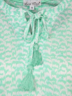 Damen Lisa Tossa Damen Top im Alloverprint