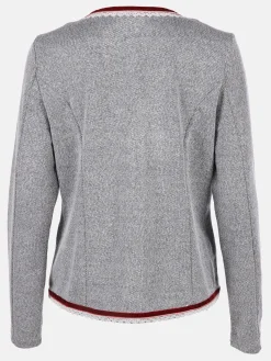 Damen Brandl Tracht Damen Trachten Cardigan mit Spitzenbordüre
