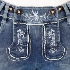 Damen Brandl Tracht Damen Trachtenbermuda mit Stickerei