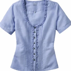 Damen Brandl Tracht Damen Trachtenbluse aus Leinen