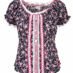 Damen Brandl Tracht Damen Trachtenbluse im Blümchen Print