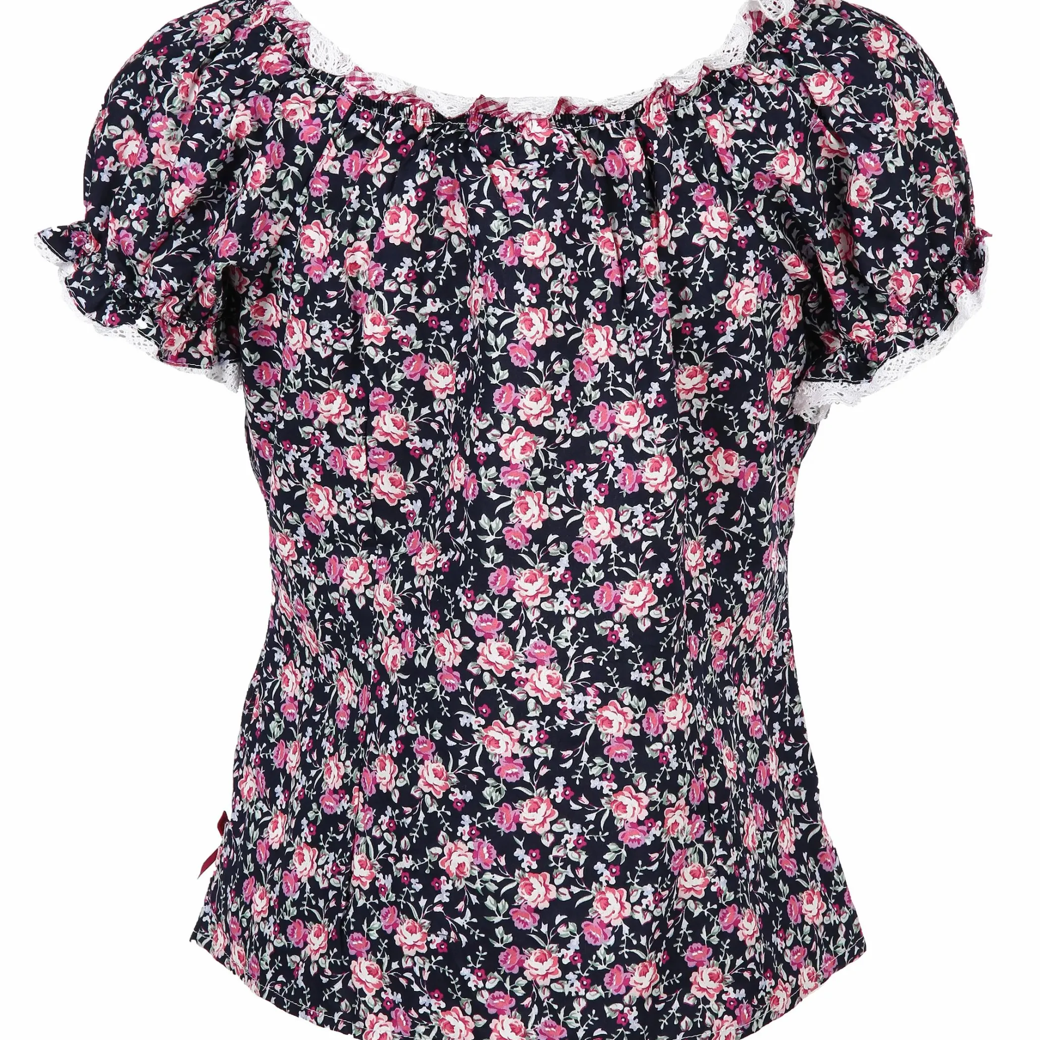 Damen Brandl Tracht Damen Trachtenbluse im Blümchen Print
