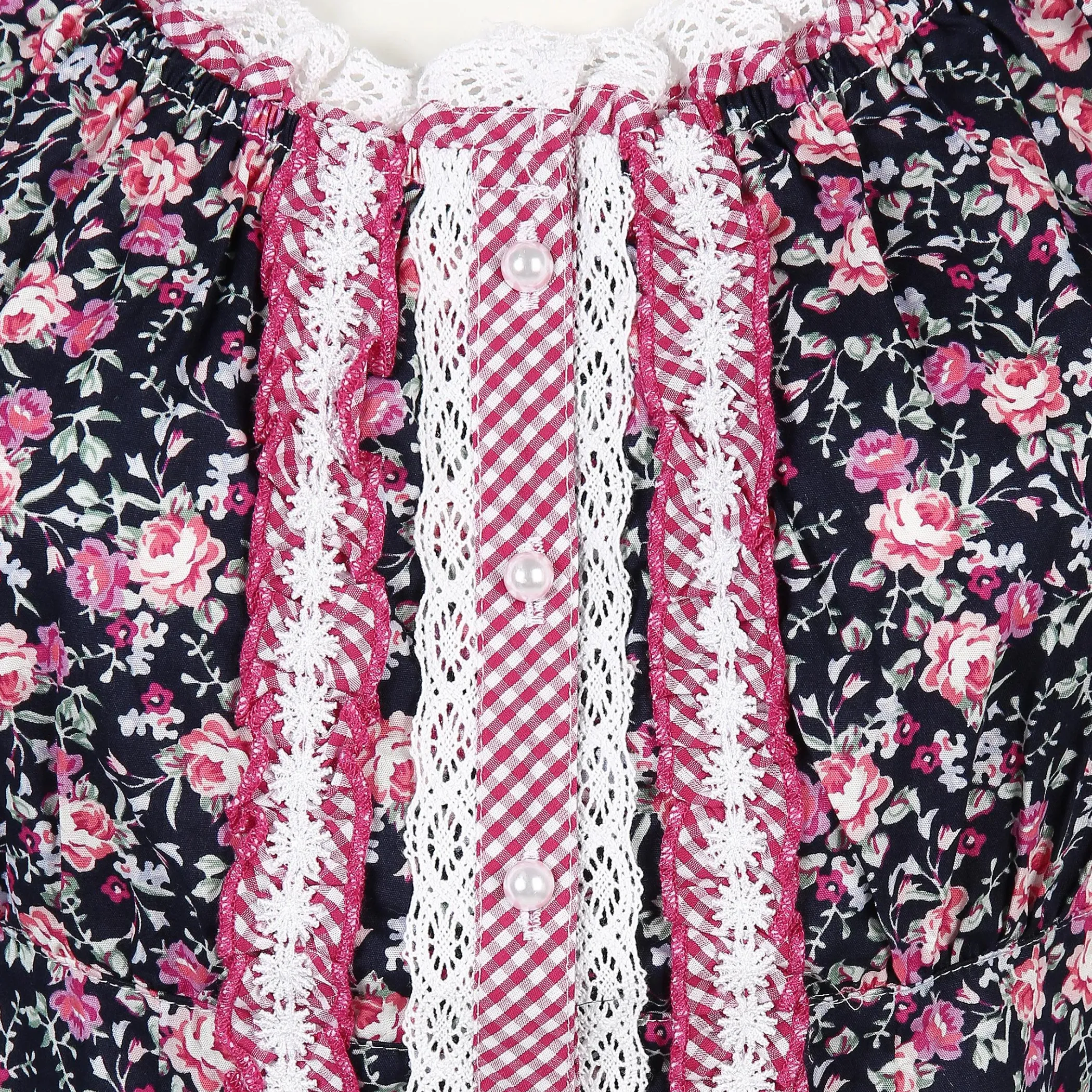 Damen Brandl Tracht Damen Trachtenbluse im Blümchen Print