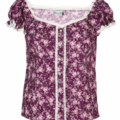 Damen Brandl Tracht Damen Trachtenbluse im floralen Print