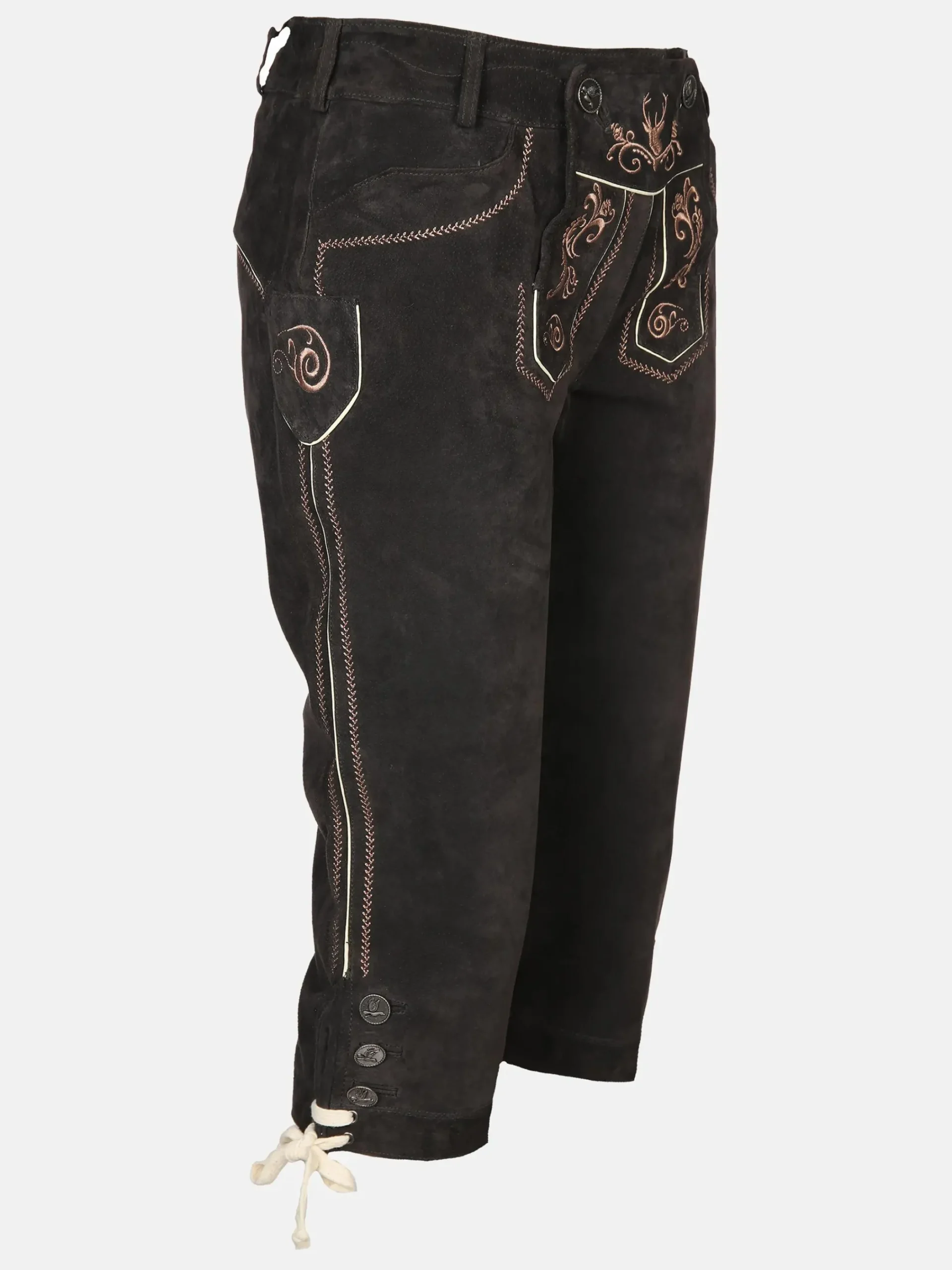 Damen Brandl Tracht Damen Trachtenhose in Echtleder