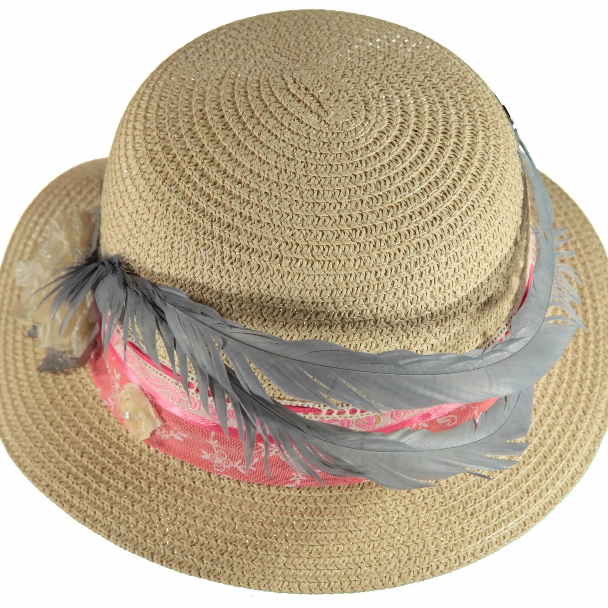 Damen Brandl Tracht Damen Trachtenhut mit Deko Details