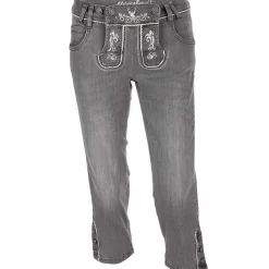 Damen Brandl Tracht Damen Trachtenjeans in Caprilänge