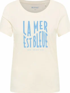 Damen Mustang Damen T-Shirt "Alma" mit Frontprint