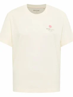 Damen Mustang Damen T-Shirt "Floris" mit tropischem Print