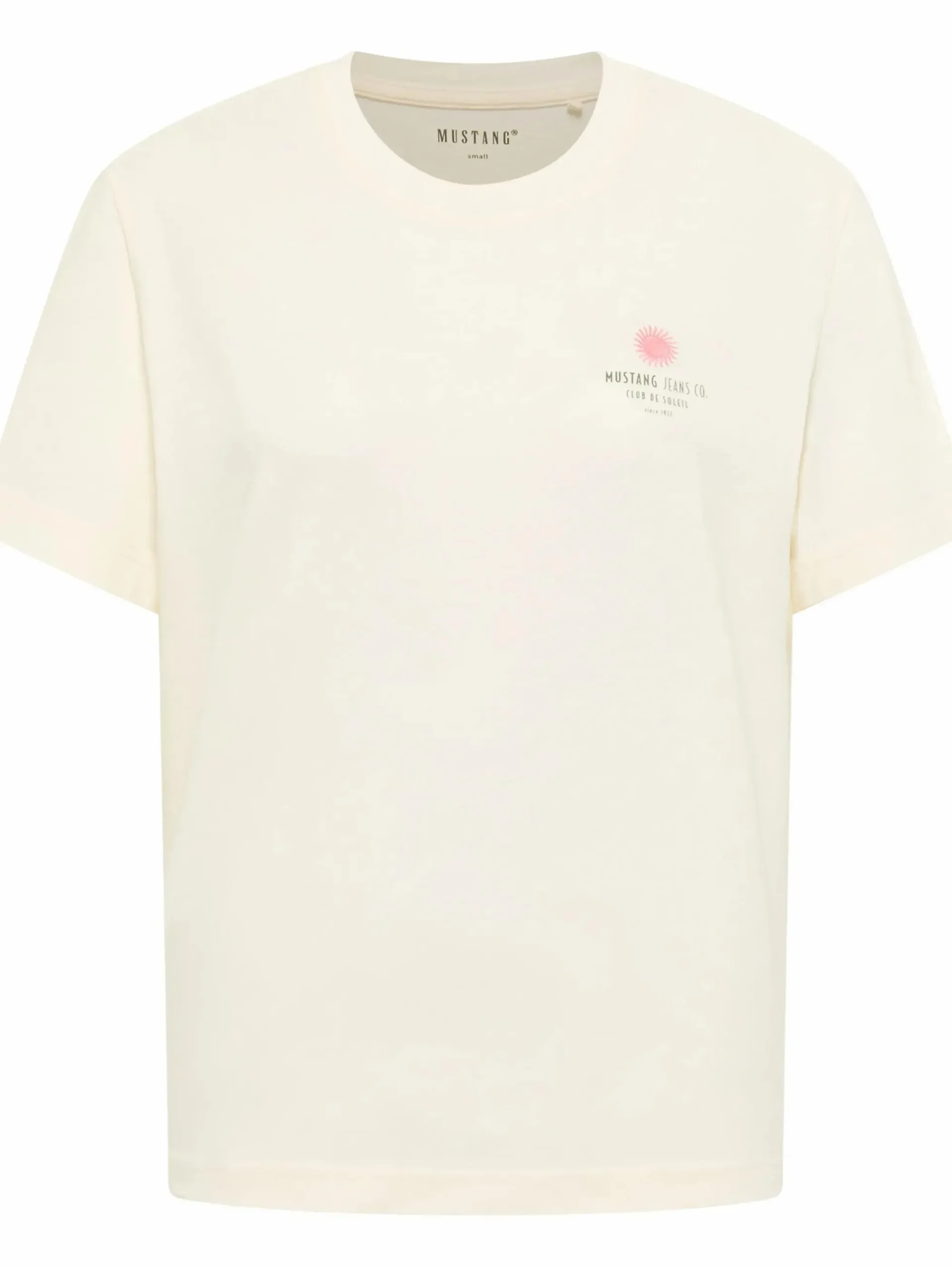 Damen Mustang Damen T-Shirt "Floris" mit tropischem Print