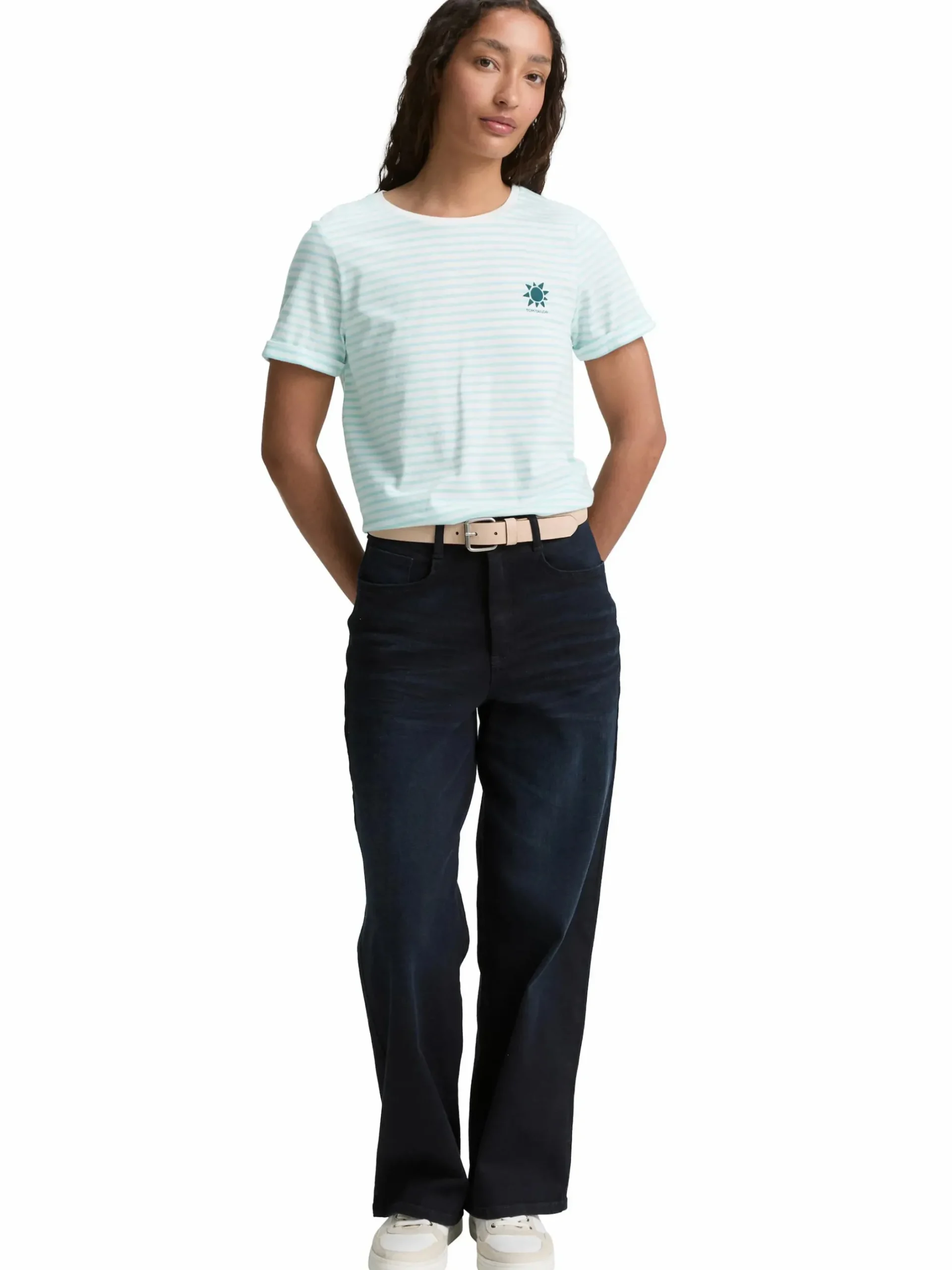 Damen Tom Tailor Damen T-Shirt im Streifenlook