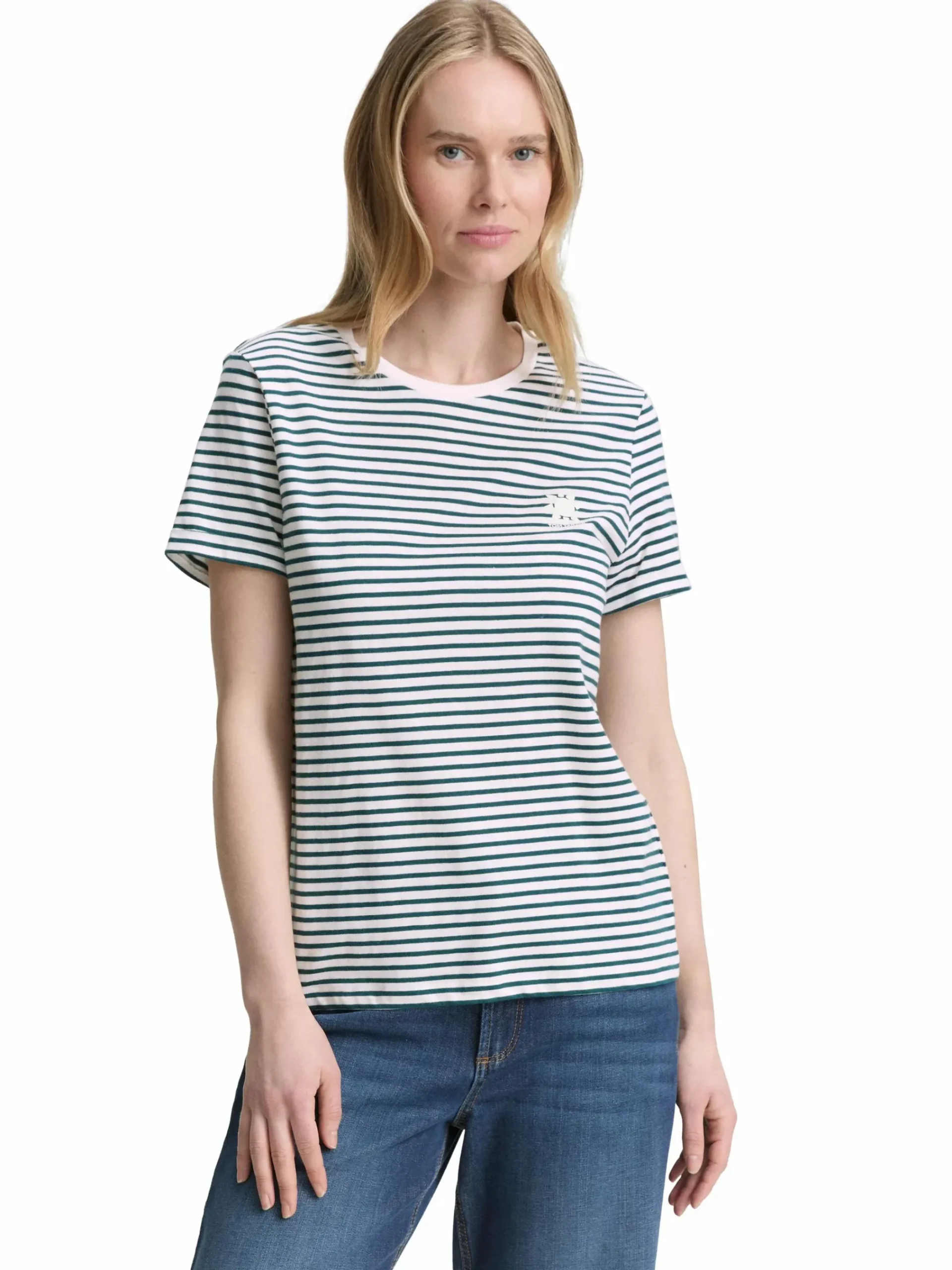 Damen Tom Tailor Damen T-Shirt im Streifenlook