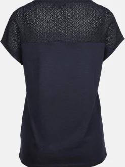 Damen Lisa Tossa Damen T-Shirt mit Glitzerfrontprint