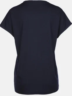 Damen Lisa Tossa Damen T-Shirt mit Lochstickerei