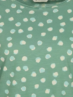 Damen Tom Tailor Damen T-Shirt mit Punkten