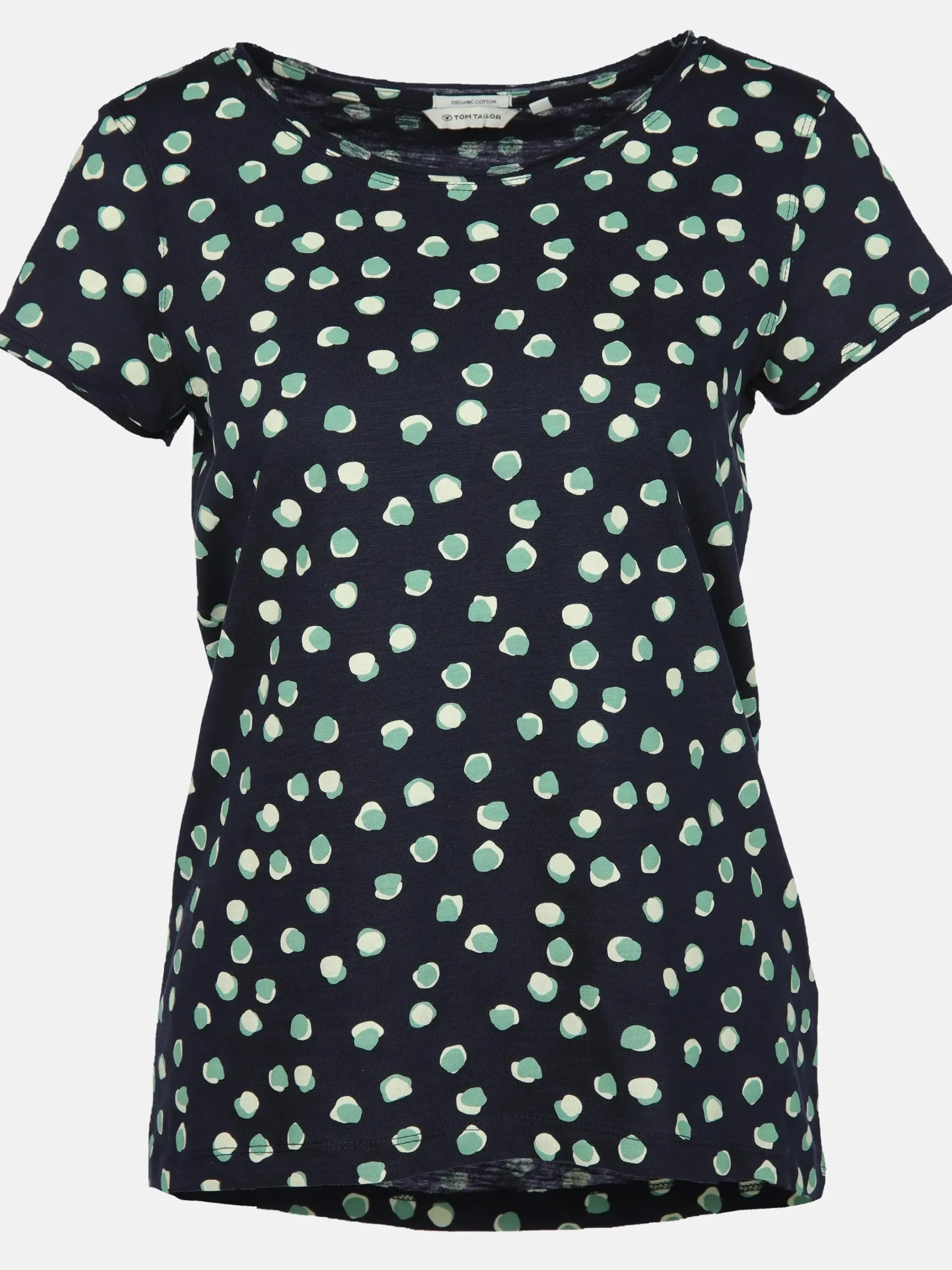 Damen Tom Tailor Damen T-Shirt mit Punkten
