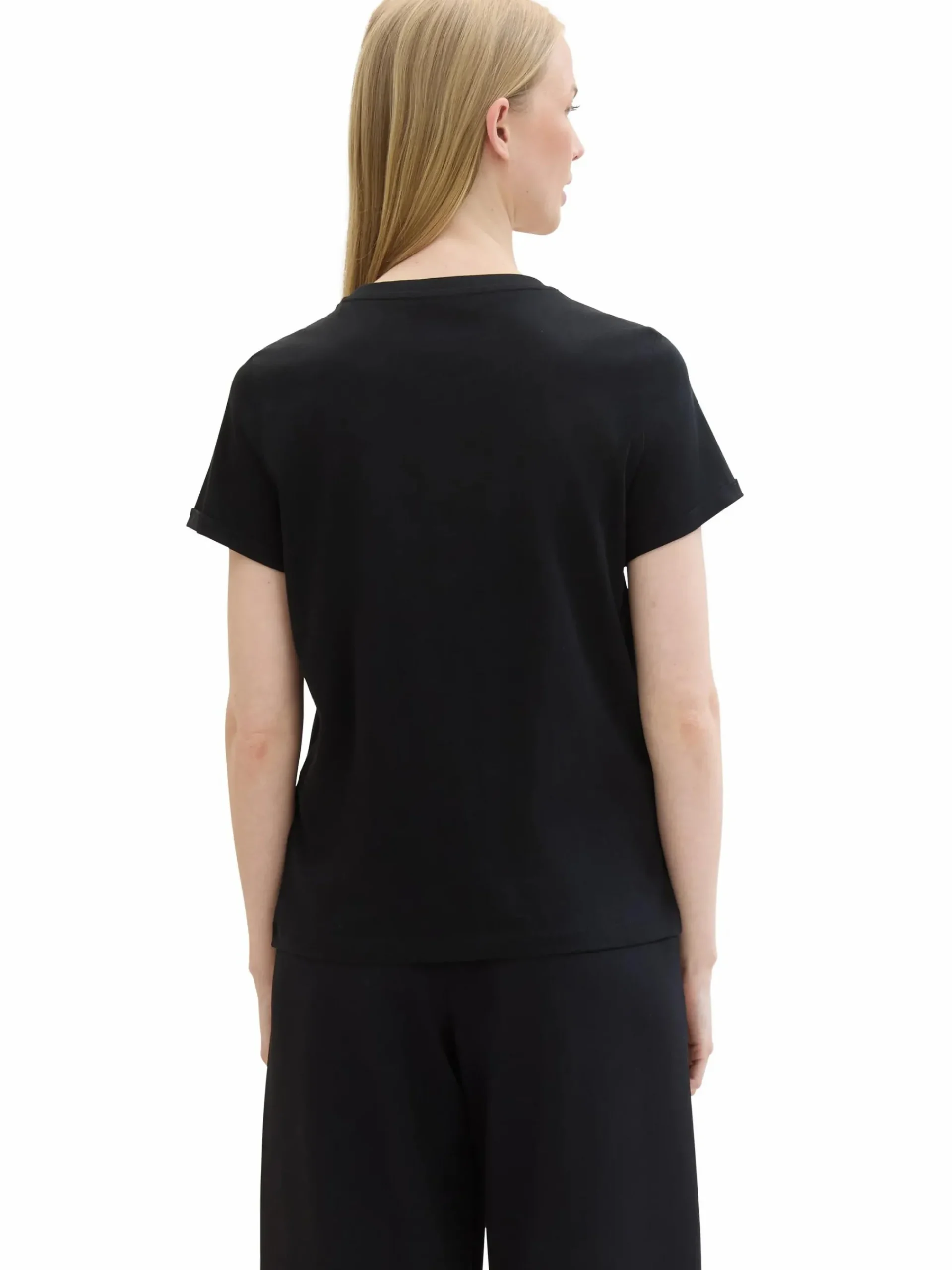 Damen Tom Tailor Damen T-Shirt mit Rubber Print
