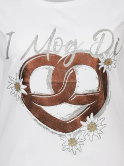 Damen Brandl Tracht Damen T-Shirt mit Trachtenmotiv