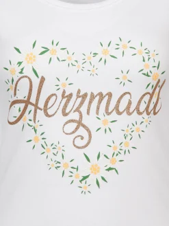 Damen Brandl Tracht Damen T-Shirt mit Trachtenmotiv