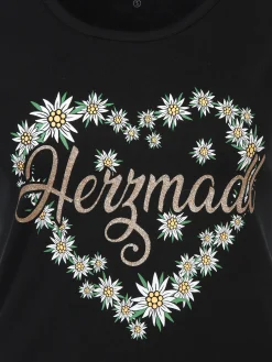 Damen Brandl Tracht Damen T-Shirt mit Trachtenmotiv