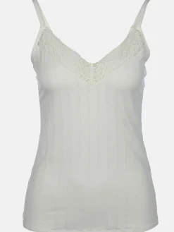 Damen Sure Damen Unterhemd mit Spitze