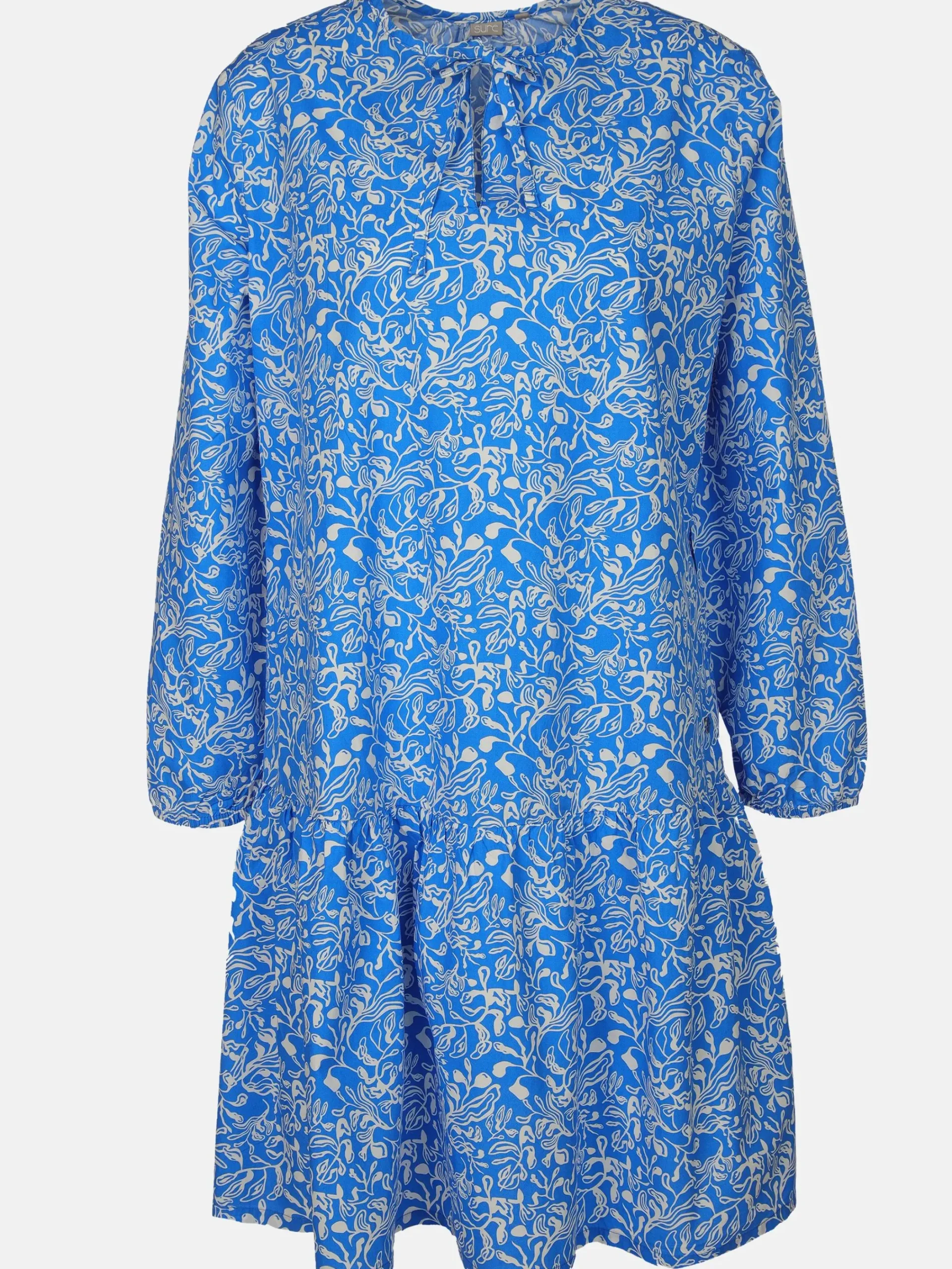 Damen Sure Damen Volantkleid mit Alloverprint