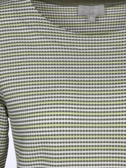 Damen Sure Damen Wabenstrukturshirt mit Streifen