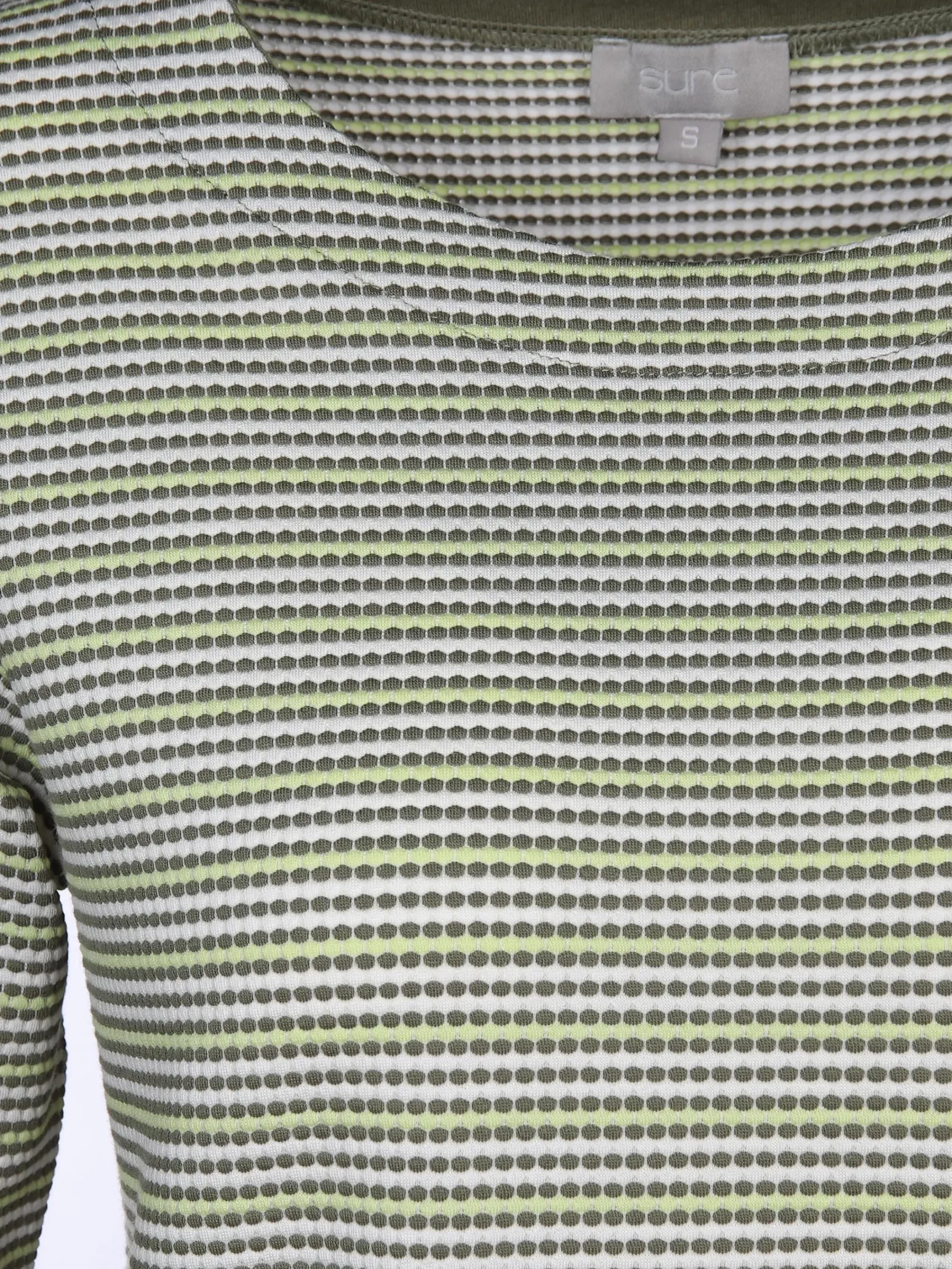 Damen Sure Damen Wabenstrukturshirt mit Streifen
