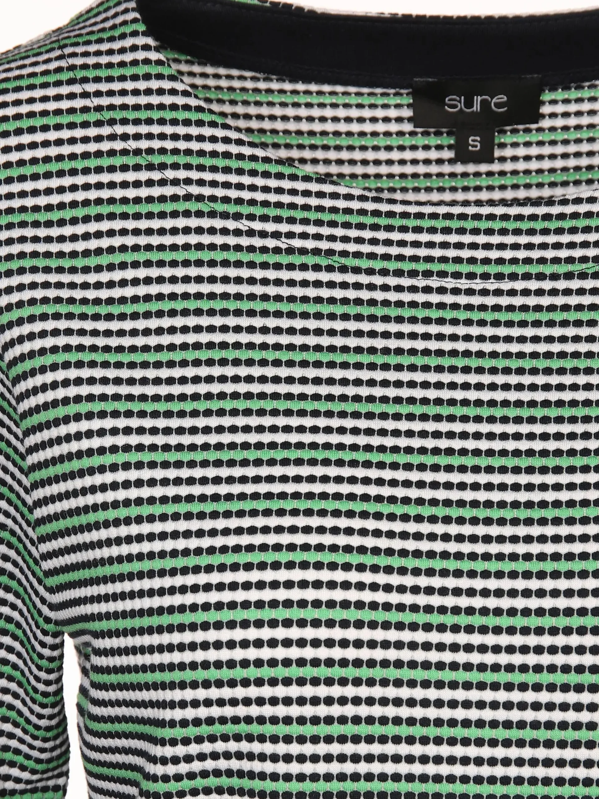 Damen Sure Damen Wabenstrukturshirt mit Streifen