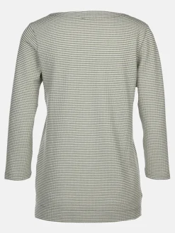 Damen Sure Damen Wabenstrukturshirt mit Streifen