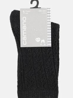 Damen Camano Damen Wiesn-Socken mit Glitzerfäden