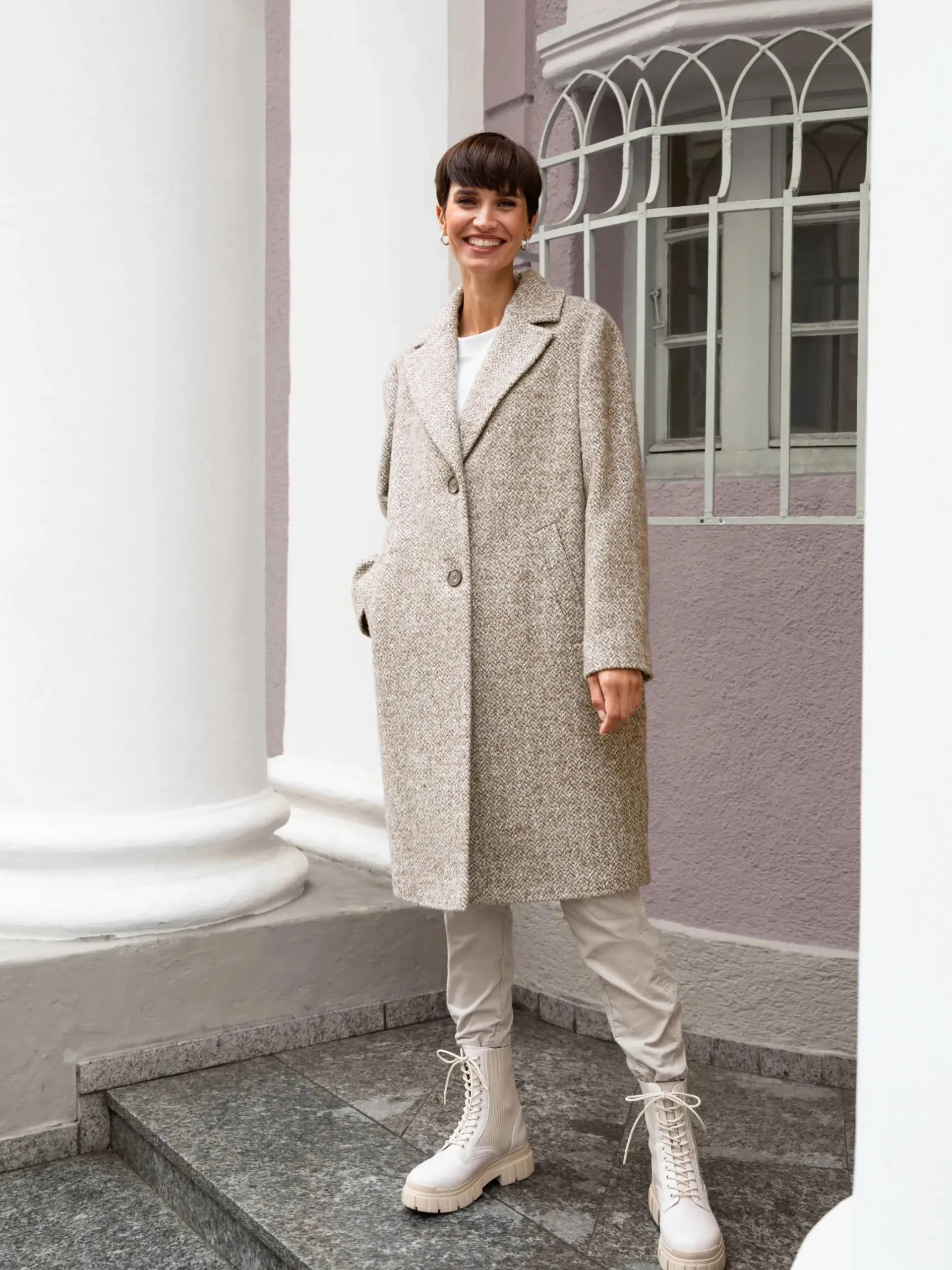 Damen Lisa Tossa Damen Wollmantel