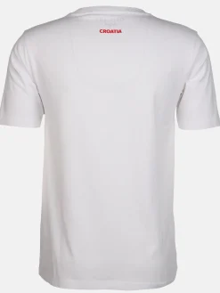 Damen Grinario Sports Damen/Herren T-Shirt mit Länderfahne Fussball EM24
