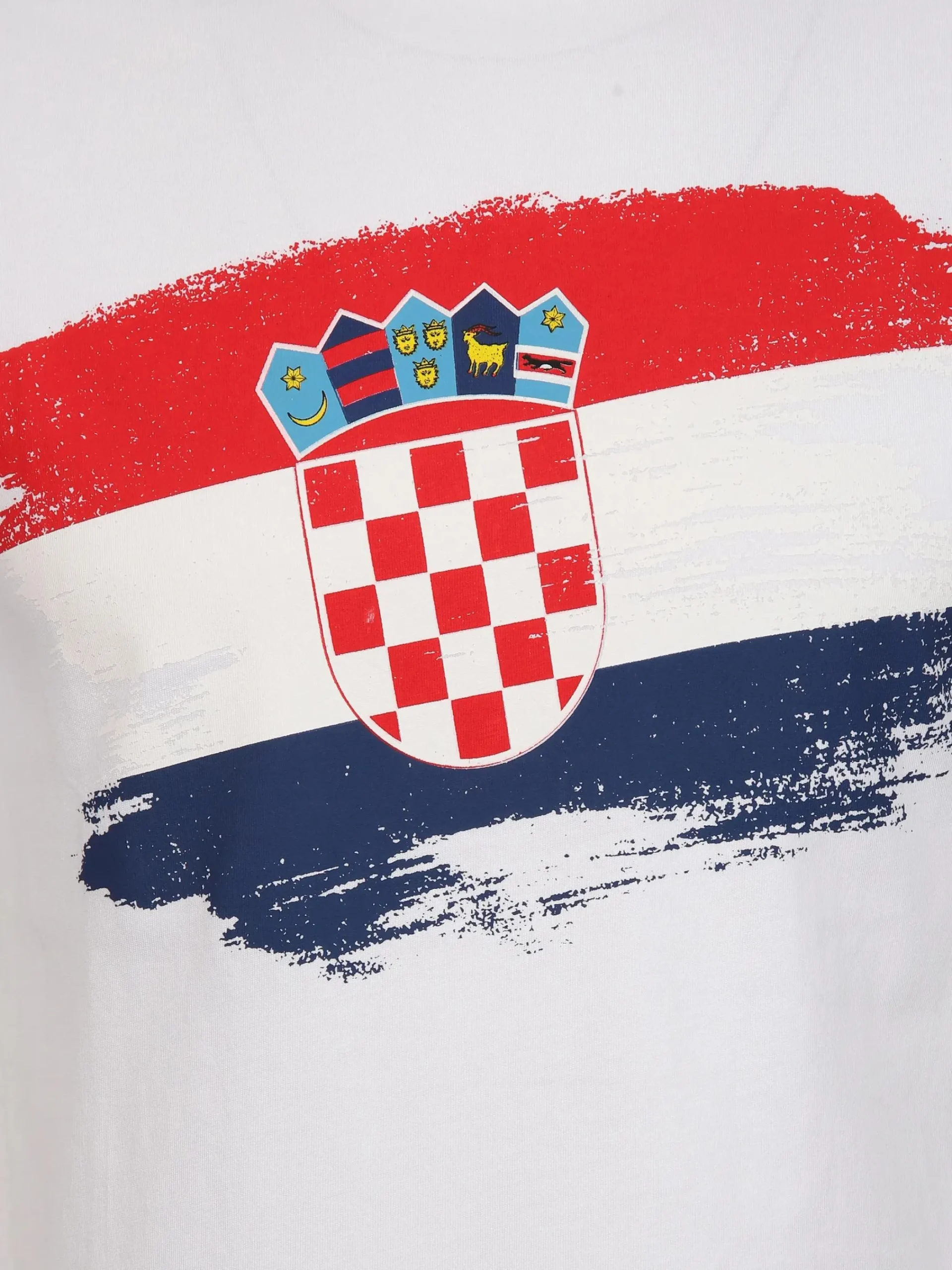 Damen Grinario Sports Damen/Herren T-Shirt mit Länderfahne Fussball EM24