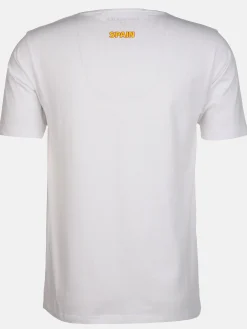 Damen Grinario Sports Damen/Herren T-Shirt mit Länderfahne Fussball EM24