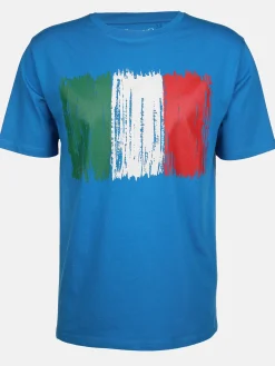 Damen Grinario Sports Damen/Herren T-Shirt mit Länderfahne Fussball EM24