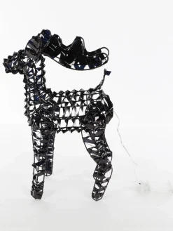 Weihnachten Deko Rentier mit LED Beleuchtung ca.37 hoch