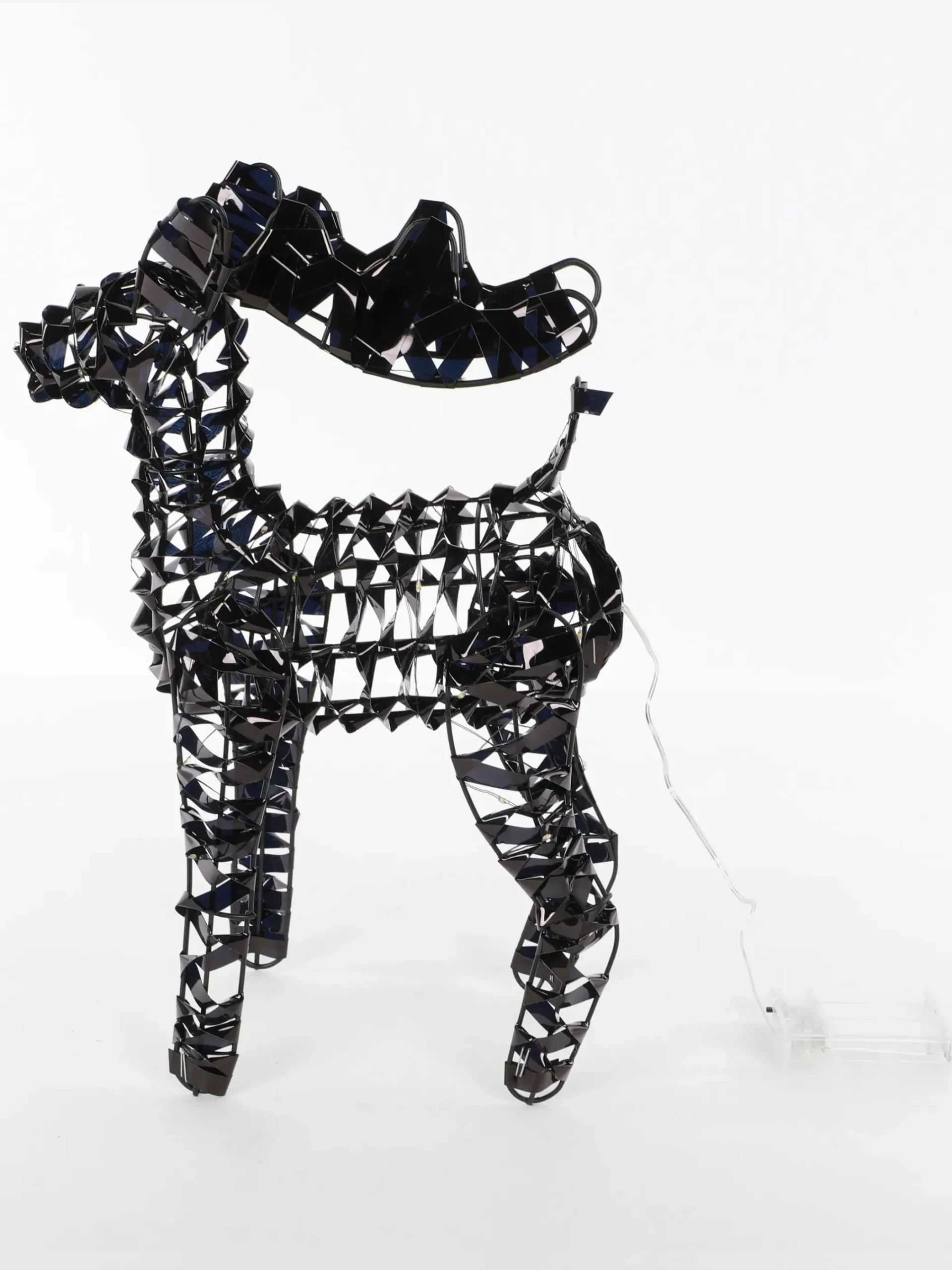 Weihnachten Deko Rentier mit LED Beleuchtung ca.37 hoch