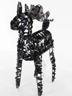 Weihnachten Deko Rentier mit LED Beleuchtung ca.37 hoch