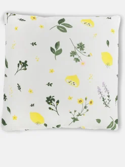Dream House Dekokissen mit kleinem Zitronenprint, 45x45cm, mit Füllung