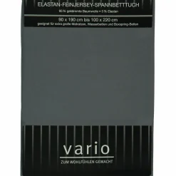 Vario Feinjersey Spannbetttuch 90x190cm bis 100x220cm