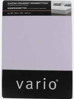 Vario Feinjersey Spannbetttuch180x200cm bis 200x220cm