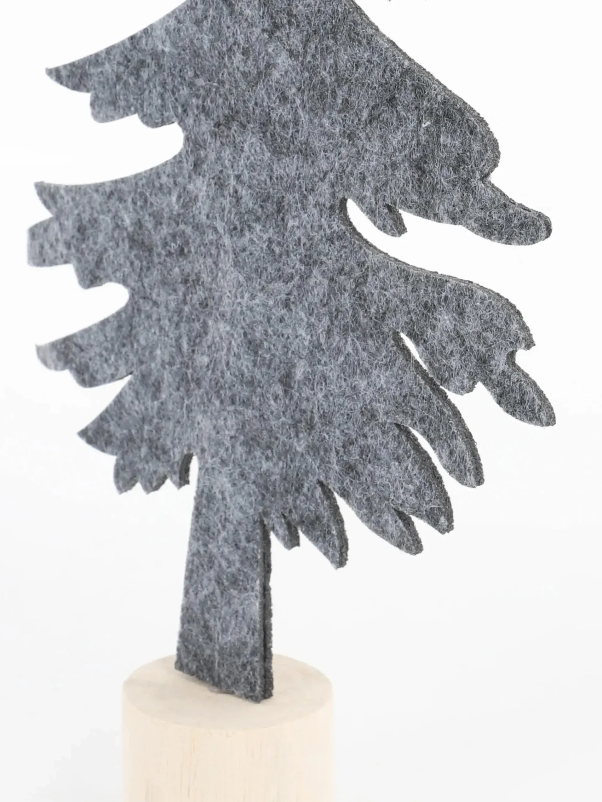 Dream House Filzbaum mit Holzfuß, 30cm hoch