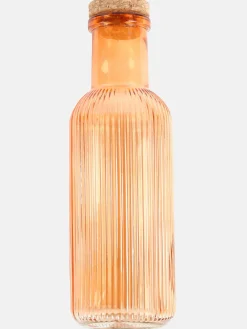 Deko Artikel Glasflasche mit Korkstopfen