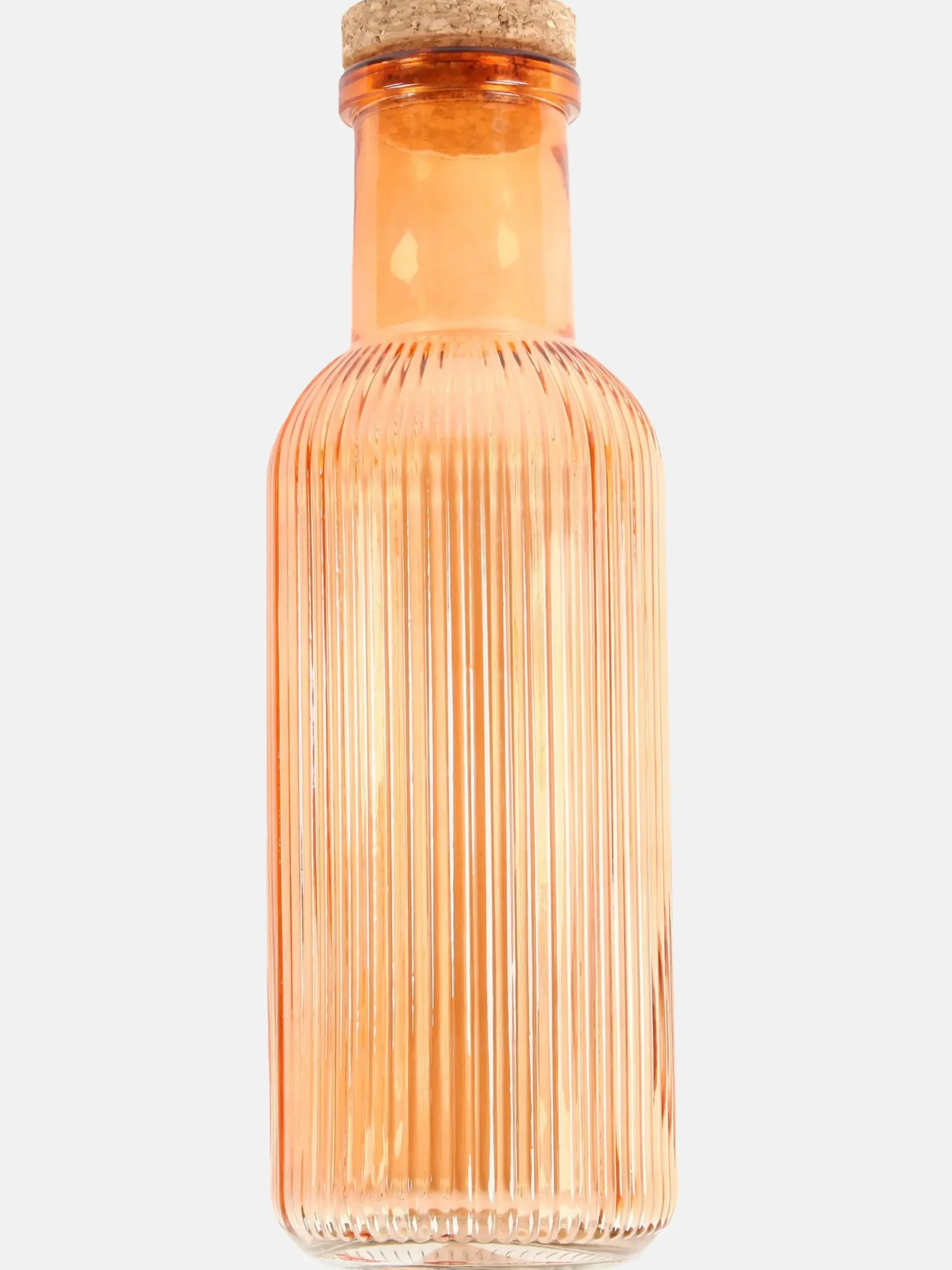 Deko Artikel Glasflasche mit Korkstopfen