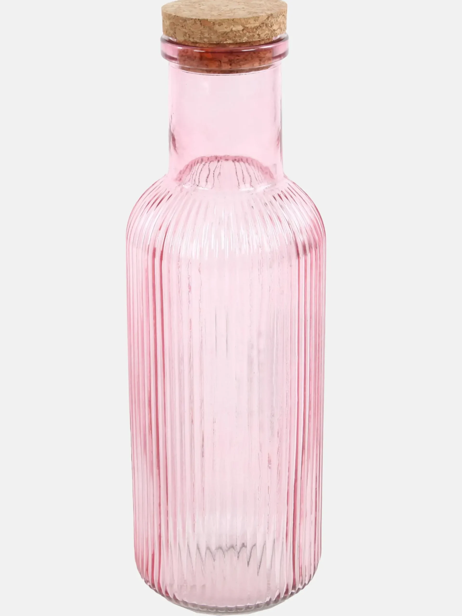 Deko Artikel Glasflasche mit Korkstopfen