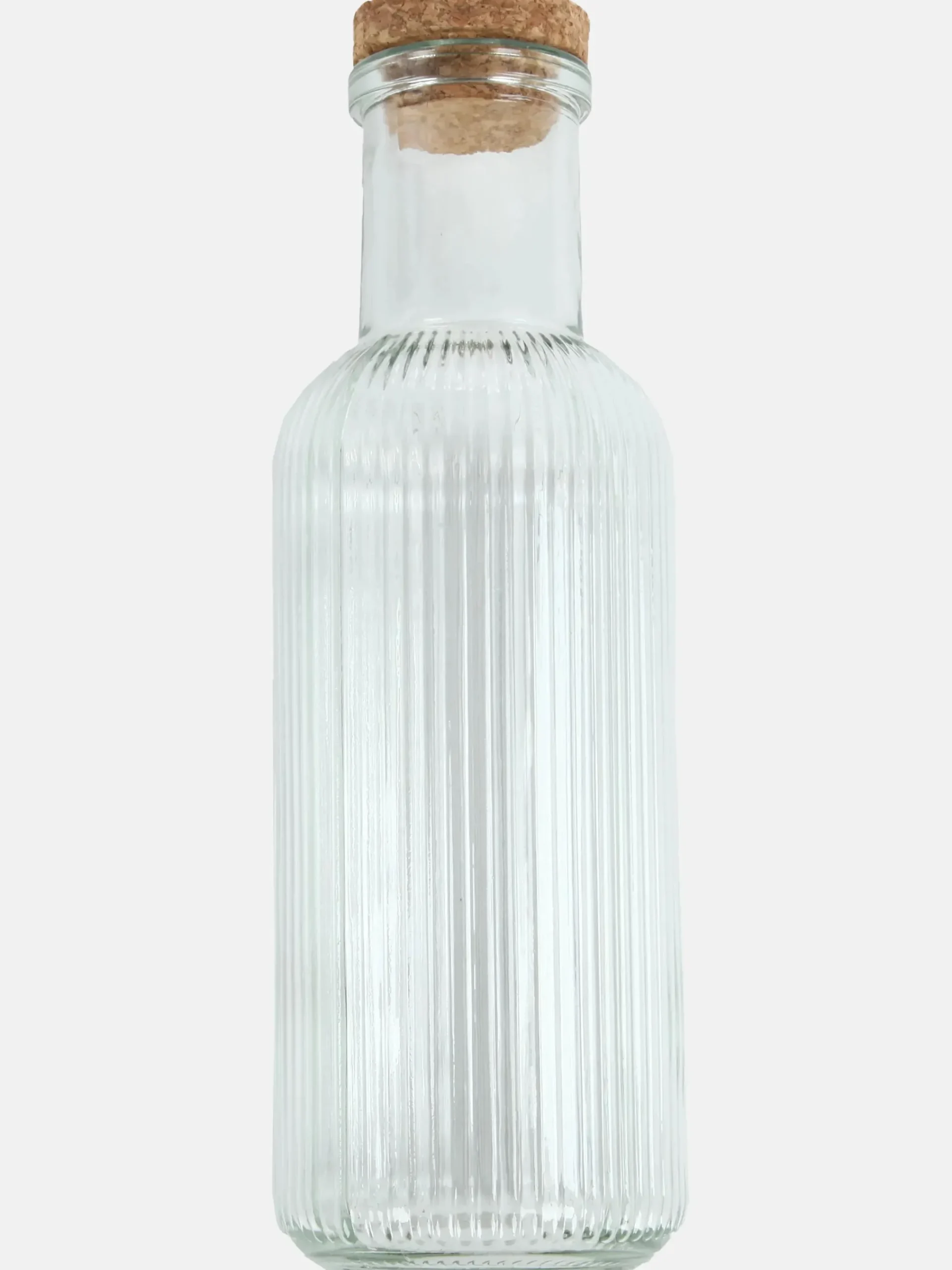 Deko Artikel Glasflasche mit Korkstopfen