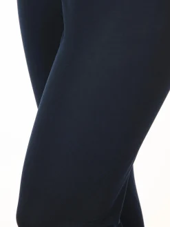 Damen Sonja Blank Große Größen Basic Capri-Leggings