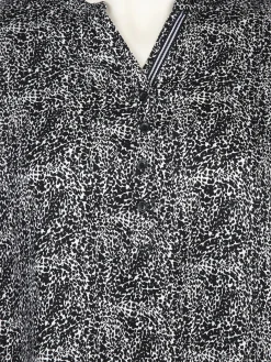 Damen Sonja Blank Große Größen Bluse im Minimalprint