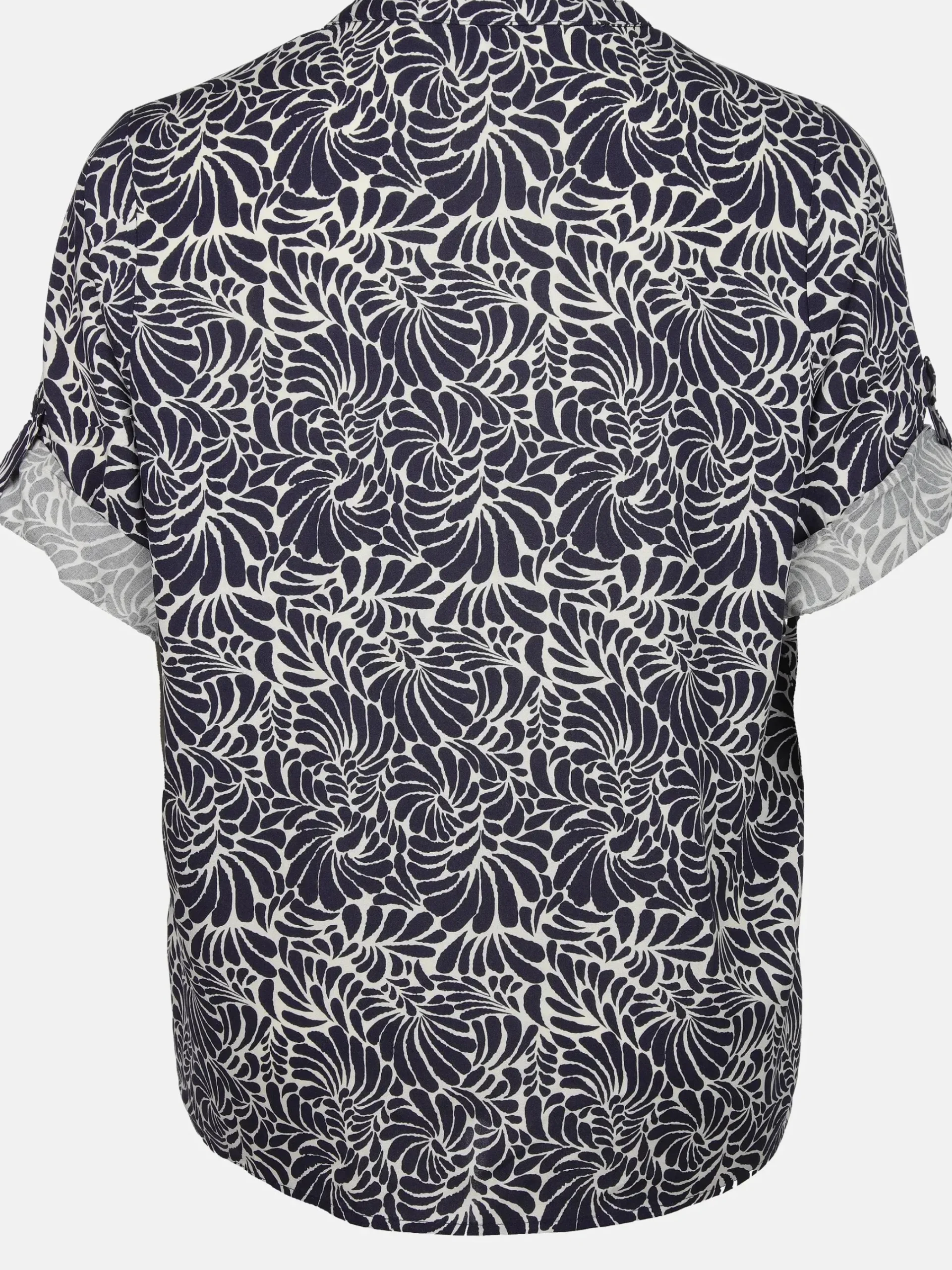 Damen Sonja Blank Große Größen Bluse mit Alloverprint